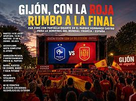 Gijón montará una gran ‘fan zone’ para empujar a España hacia la final del Mundial