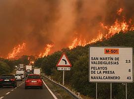 España en llamas: el mapa de incendios al que se enfrentan los asturianos que salgan de la región