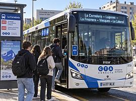 Una nueva línea unirá La Corredoria, Lugones y La Fresnera con los campus de Gijón desde este jueves
