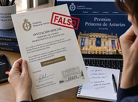 Alerta ante las falsas invitaciones a los Premios Princesa de Asturias: si te piden dinero o el DNI, es un fraude