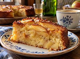 Recetas de una abuela asturiana: Bizcocho de manzana y sidra (que huele a domingo en casa)