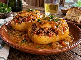 Recetas de una abuela asturiana: Patates rellenas de picadillo (con esto quítase la fame y hasta el mal humor)