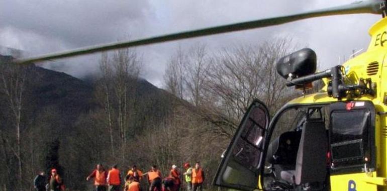 Un cazador resulta herido por un disparo en una cacería en Alava de Salas