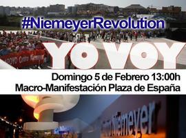 Se manifiestan en Avilés pidiendo la devolución del Niemeyer a sus anteriores gestores