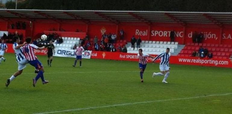 Importante victoria del Sporting B ante el Leganés