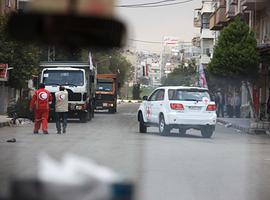 Tensa espera de Cruz y Media Luna Roja para socorrer a miles de heridos en Baba Amr