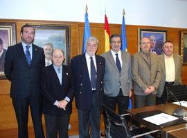 El Presidente del Principado recibe a la Asociación Amigos de Grado