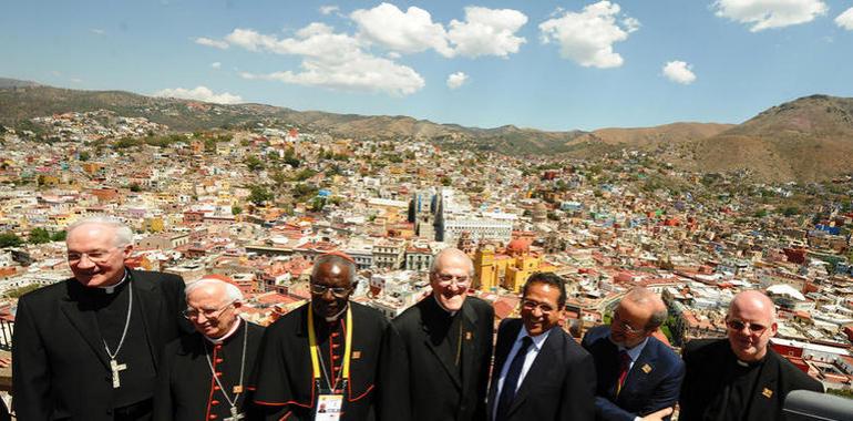 Recepción al séquito papal en Guanajuato