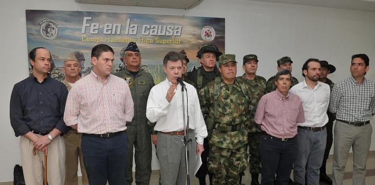 Presidente Santos confirma 35 bajas de las Farc y tres capturas en el Meta 