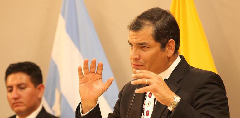 Correa niega que el narcotráfico esté ocupando Ecuador