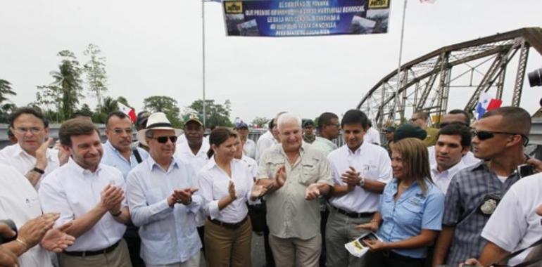 Panamá y Costa Rica oficializan apertura de puente provisional sobre el Río Sixaola