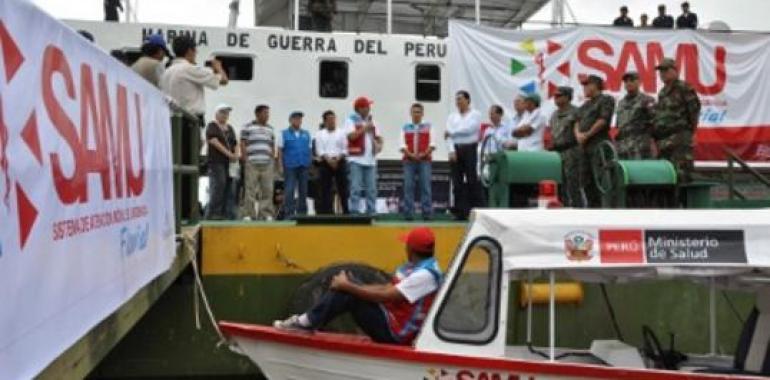 Perú pone en marcha un sistema de ambulancias fluviales