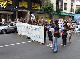 Las mujeres de la Minería se manifestaron en Gijón