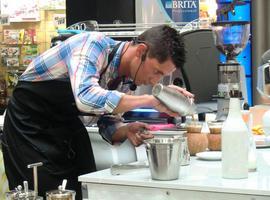 Amado Llano, campeón barista de Asturias