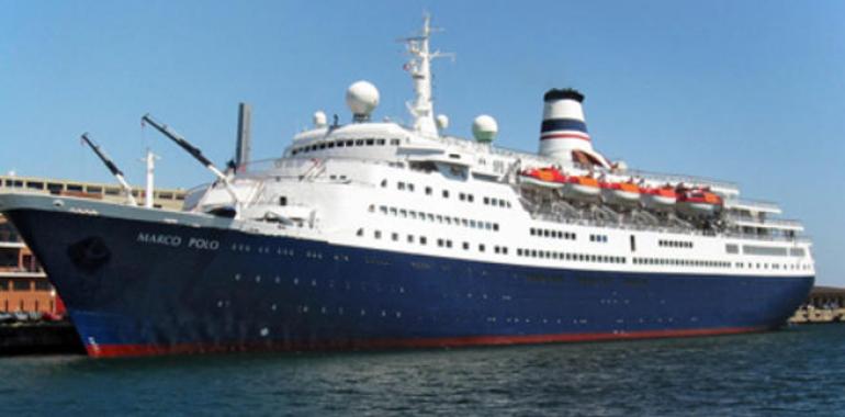 El crucero “Marco Polo” escaló en el Puerto de Gijón