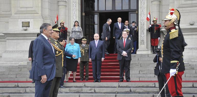 Humala recibió al Secretario de Defensa de los Estados Unidos 