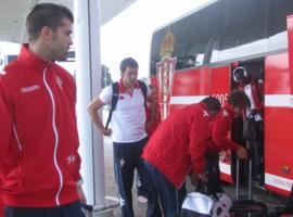 La lluvia trastoca los planes del Sporting