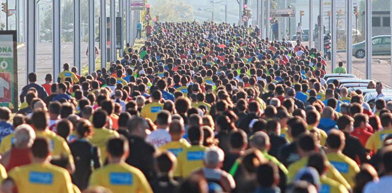 Daniel Bayón y Esther Álvarez vencedores en la Gijón Marca Running Series