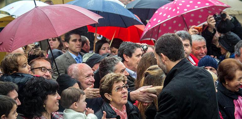 "Parece que llueve, Altezas, pero es que lloramos de alegría"