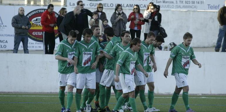 El Guijuelo acaba con la racha del Sporting B