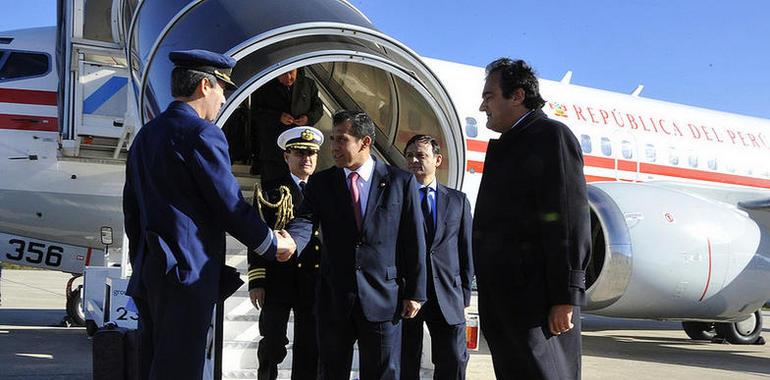 Humala culmina su gira ibérica en Portugal