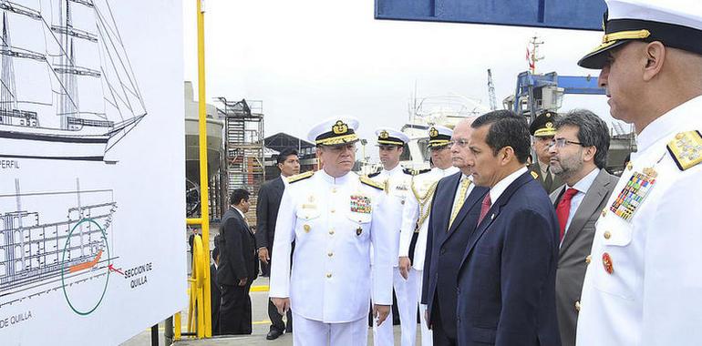 Humala coloca la quilla del buque a vela más grande de Latinoamérica