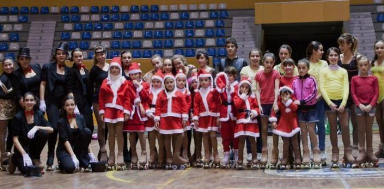 Festival navideño de patinaje artístico del Ovetus