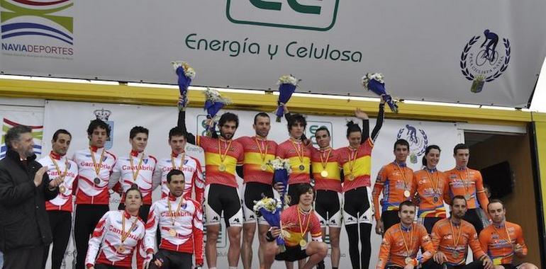 Asturias oro en relevos por autonomías en los Campeonatos de España de ciclocross