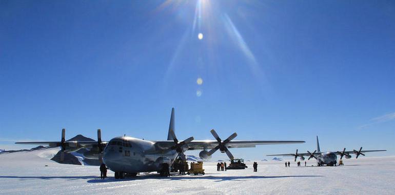 Un campamento en Glaciar Unión