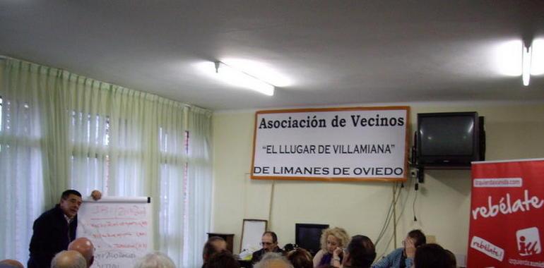 Asamblea vecinal de IU en Villamiana y Faro