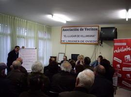 Asamblea vecinal de IU en Villamiana y Faro