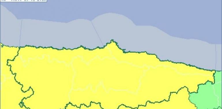 Alerta por fuertes lluvias en Asturias esta tarde. Delegación pide evitar desplazamientos innecesarios