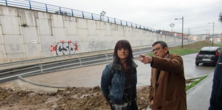  IU califica de lamentable el estado de las obras en Río Navia y pide actuación municipal urgente