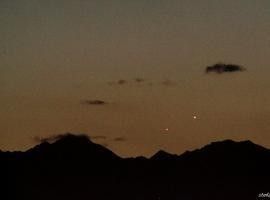 Observe a Mercurio al atardecer 