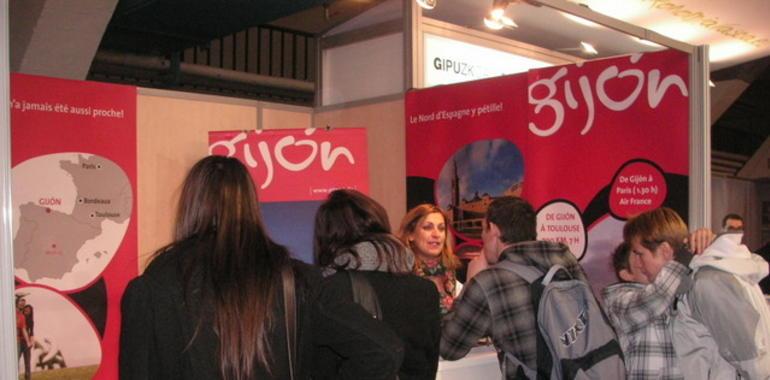 Gijón amplía mercados en los salones internacionales de Turismo de Nantes, Touluse y París