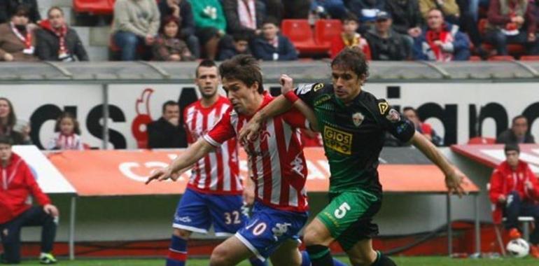 El Elche no da opciones al Sporting