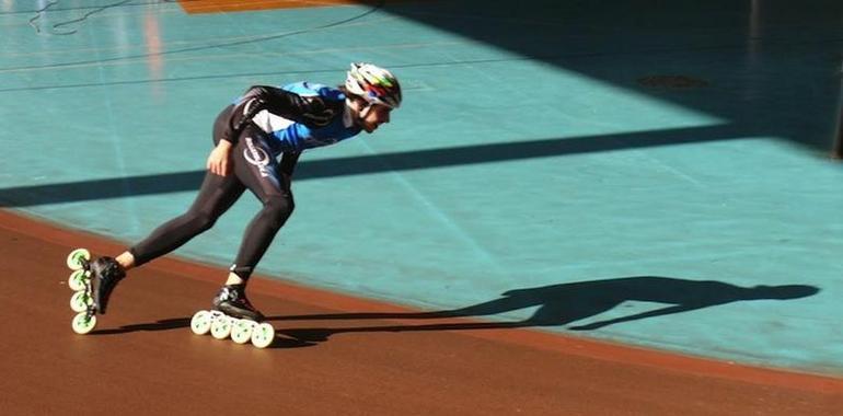 Doce patinadores asturianos en el primer control nacional de velocidad