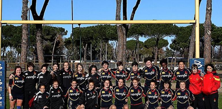 La selección española femenina de rugby ultima en Gijón el clasificatorio para el Mundial 2014