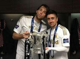 Michu conquista la Copa de la Liga con el Swansea