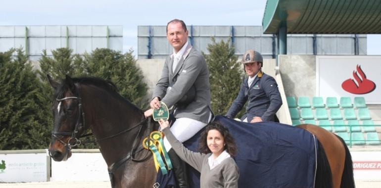 El gijonés Luis Jesús Escobar primero y segundo del Gran Premio en la Hípica de Toledo