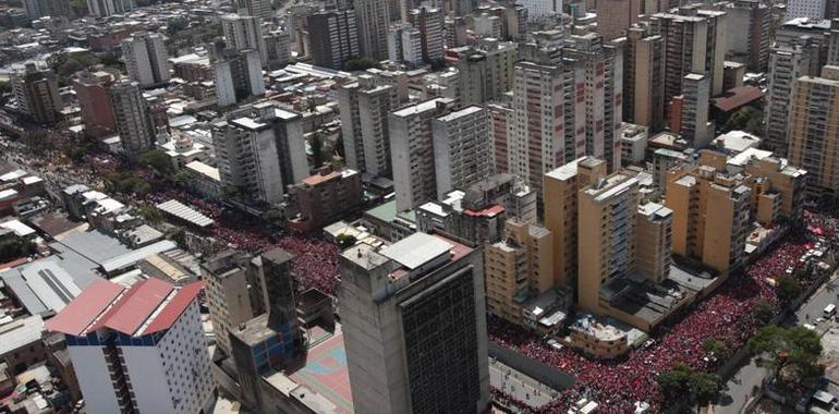 La pasión chavista inunda Caracas