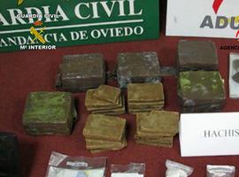 Desmanteladas tres redes de narcotraficantes en Asturias