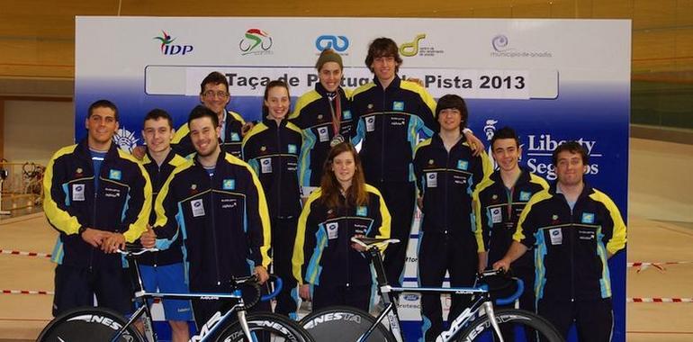 Gran actuación de la selección asturiana de pista en Portugal 