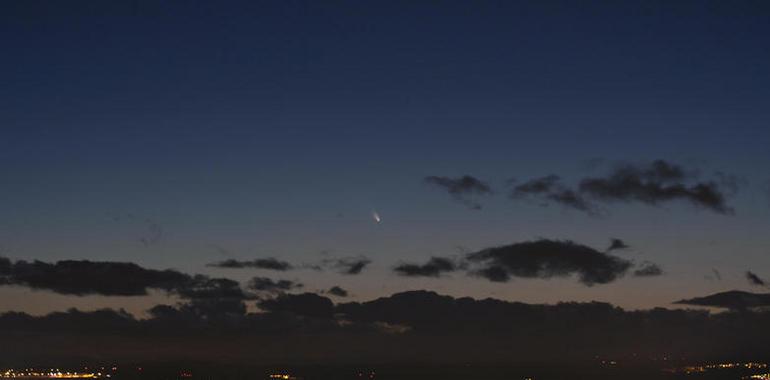 Un cometa de visita por León