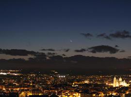 Un cometa de visita por León