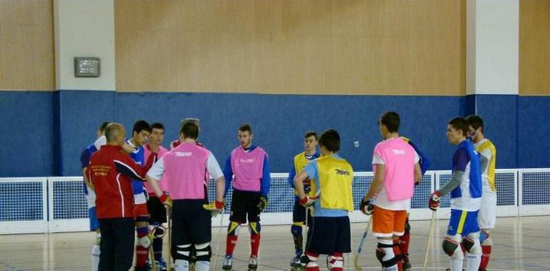 El seleccionador junior de hockey patines visita Asturias