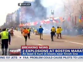 Al menos dos muertos y un centenar de heridos en la maratón de Boston a causa de dos explosiones