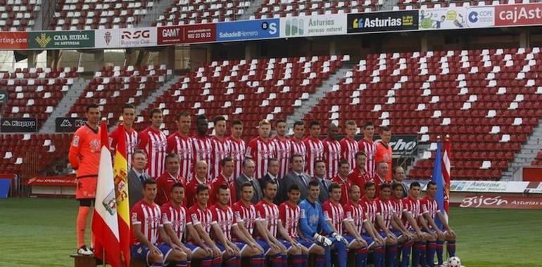 El Sporting realiza la foto oficial de la temporada