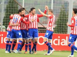 El Sporting B con la permanencia prácticamente asegurada