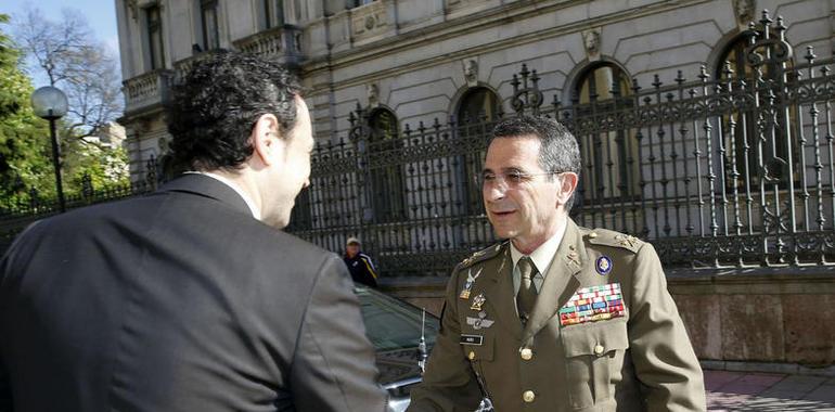 La UME colabora con el Principado en Proteción Civil y gestiòn de Emergencias